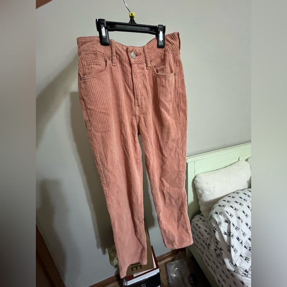 Pacsun pink corduroy mom jeans size 23 - Picture 2 of 3